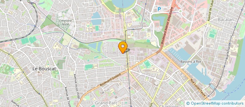 localisation de l'entreprise SCI DU 18 RUE PREVOST  LE BOUSCAT