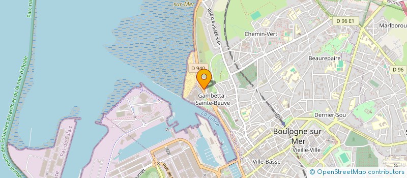 localisation de l'entreprise SCI DU 18 RUE TOUR D'ORDRE à BOULOGNE-SUR-MER
