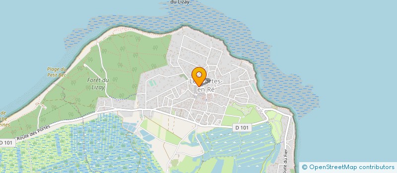 localisation de l'entreprise SCI DU 18 RUELLE DE LA PAIX  LES PORTES-EN-RE