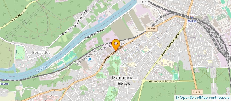 localisation de l'entreprise SCI DU 181 AVE DE LA LIBERATION à DAMMARIE-LES-LYS