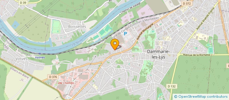 localisation de l'entreprise SCI DU 181 R ROUSSEAU VAUDRAN à DAMMARIE LES LYS