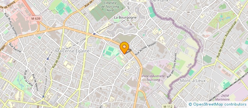 localisation de l'entreprise SCI DU 181 RUE DE FLEURUS  TOURCOING