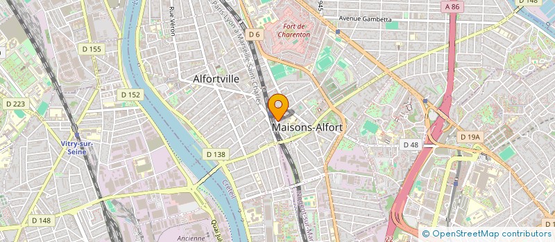localisation de l'entreprise SCI DU 182 CHEMIN DE GROSLAY à MAISONS-ALFORT