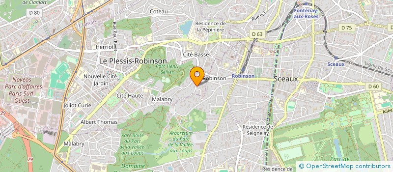 localisation de l'entreprise SCI DU 182 RUE D'AULNAY à LE PLESSIS-ROBINSON