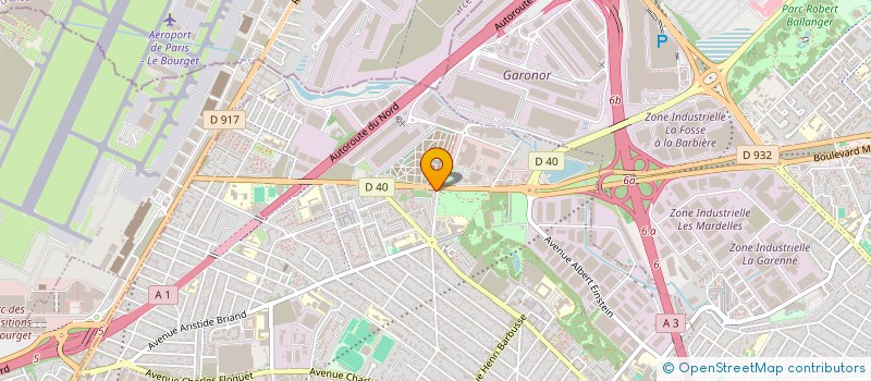 localisation de l'entreprise SCI DU 184 AV DESCARTES  LE BLANC-MESNIL
