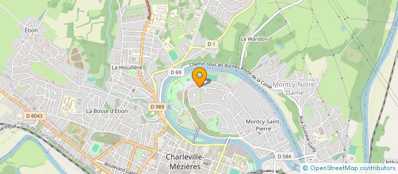 localisation de l'entreprise SCI DU 184 AVENUE CARNOT à CHARLEVILLE-MEZIERES