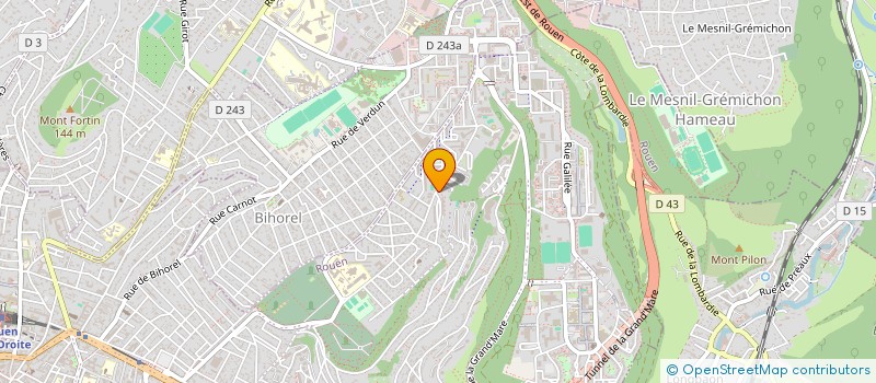 localisation de l'entreprise SCI DU 184 RUE ALBERT DUPUIS  ROUEN