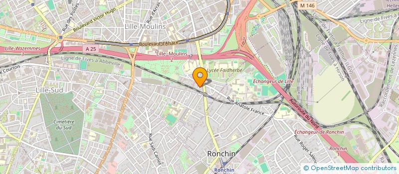 localisation de l'entreprise SCI DU 184 RUE J JAURES A V D'ASCQ à LILLE