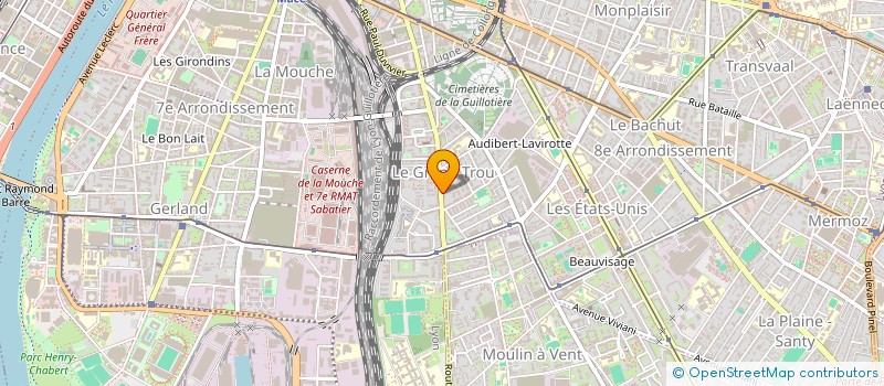 localisation de l'entreprise SCI DU 185 RTE DE VIENNE  LYON