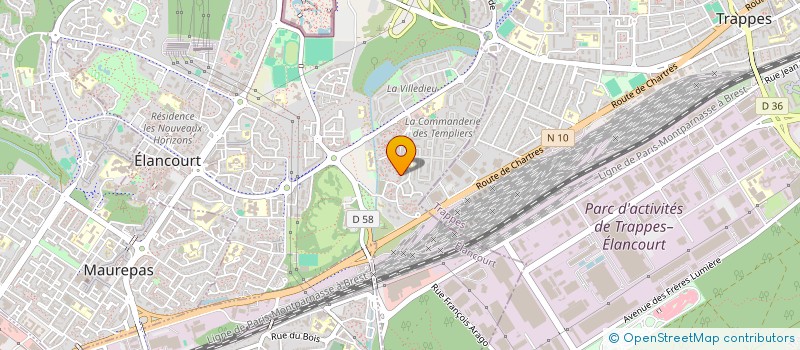 localisation de l'entreprise SCI DU 187 RUE DE LA REPUBLIQUE  ELANCOURT