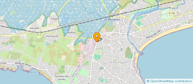 localisation de l'entreprise SCI DU 189 RUE COLBERT  LE POULIGUEN