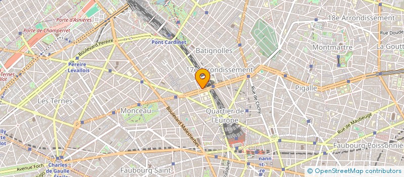 localisation de l'entreprise SCI DU 189 RUE DU FAUBOURG SAINT DENIS  PARIS