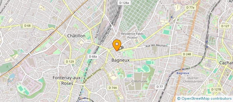 localisation de l'entreprise SCI DU 19 AHR à BAGNEUX