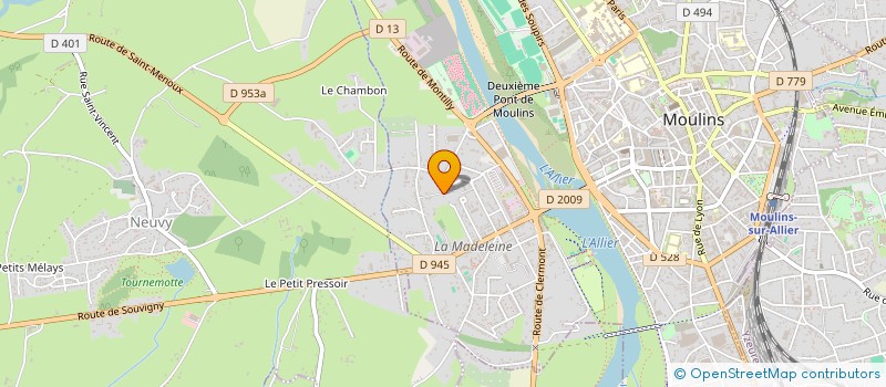 localisation de l'entreprise SCI DU 19 AOUT à MOULINS
