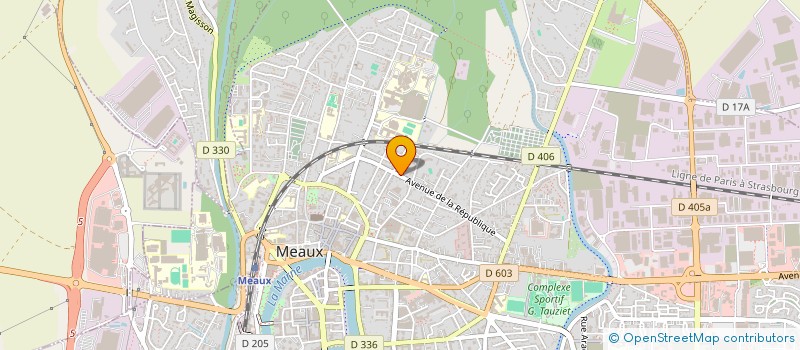 localisation de l'entreprise SCI DU 19 AV REPUBLIQUE 58 RUE GAMBETTA à MEAUX