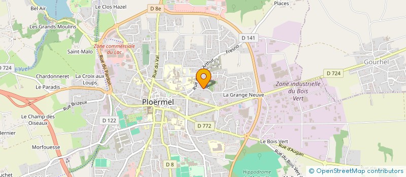 localisation de l'entreprise SCI DU 19 MAI  PLOERMEL