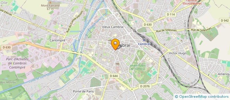 localisation de l'entreprise SCI DU 19 MAIL SAINT MARTIN à CAMBRAI