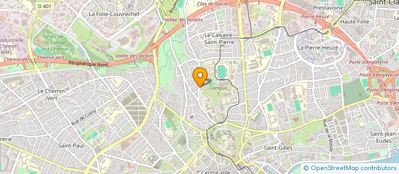 localisation de l'entreprise SCI DU 19 MARS à CAEN