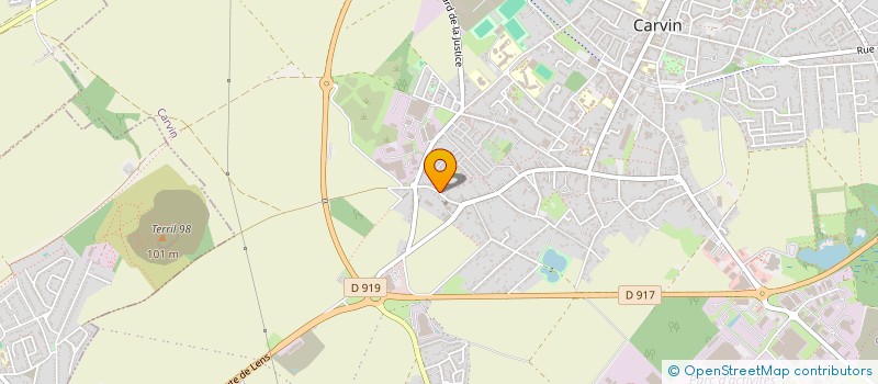 localisation de l'entreprise SCI DU 19 MARS  CARVIN