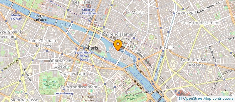 localisation de l'entreprise SCI DU 19 QUAI DE BOURBON  PARIS