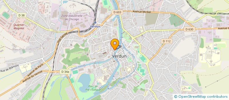 localisation de l'entreprise SCI DU 19 QUAI DE LONDRES à VERDUN