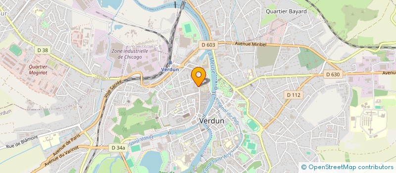 localisation de l'entreprise SCI DU 19 R D ANTHOUARD à VERDUN