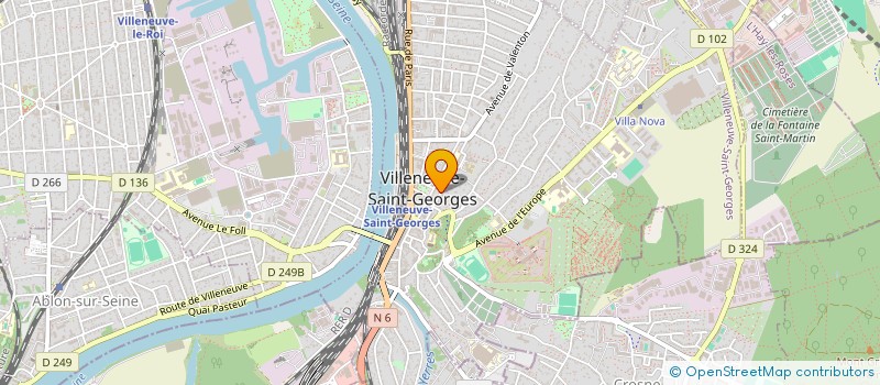 localisation de l'entreprise SCI DU 19 RUE BALZAC  VILLENEUVE-SAINT-GEORGES