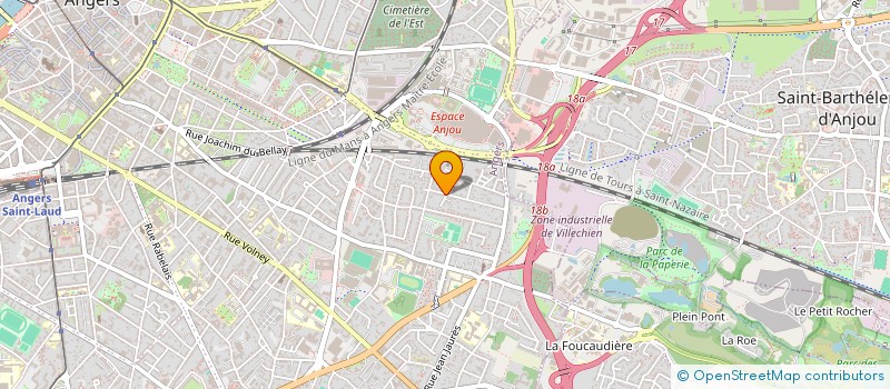 localisation de l'entreprise SCI DU 19 RUE CHATEAU GONTIER à ANGERS