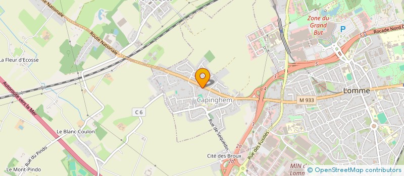 localisation de l'entreprise SCI DU 19 RUE D'ENNETIERES  CAPINGHEM