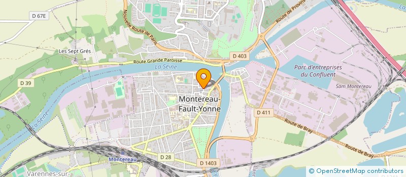 localisation de l'entreprise SCI DU 19 RUE DANIELLE CASANOVA à MONTEREAU-FAULT-YONNE