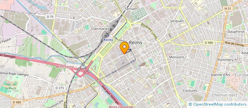 localisation de l'entreprise SCI DU 19 RUE DE CLAIRMARAIS  REIMS