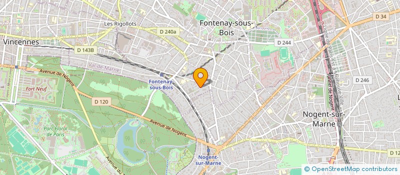 localisation de l'entreprise SCI DU 19 RUE DE FONTENAY à FONTENAY-SOUS-BOIS