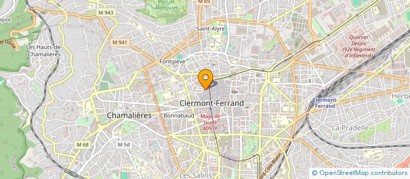 localisation de l'entreprise SCI DU 19 RUE DE L'ANGE  CLERMONT-FERRAND