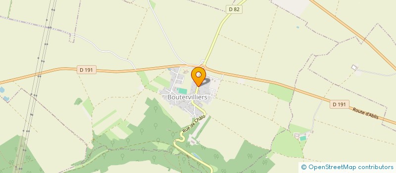 localisation de l'entreprise SCI DU 19 RUE DE L'EGLISE  BOUTERVILLIERS