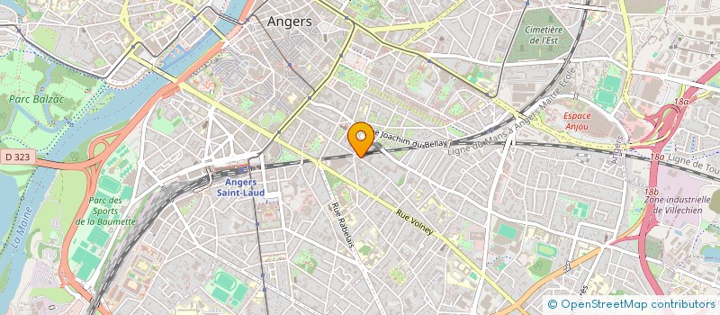 localisation de l'entreprise SCI DU 19 RUE DE LA ROE à ANGERS