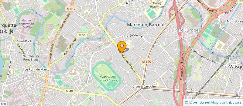 localisation de l'entreprise SCI DU 19 RUE DES ARTS à MARCQ-EN-BARŒUL