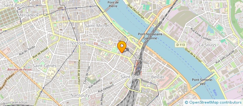 localisation de l'entreprise SCI DU 19 RUE DES FAURES  BORDEAUX