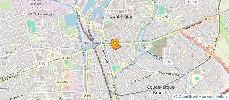 localisation de l'entreprise SCI DU 19 RUE DU FORT LOUIS à DUNKERQUE