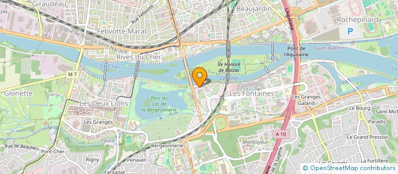 localisation de l'entreprise SCI DU 19 RUE DU GENERAL AUNIS  TOURS