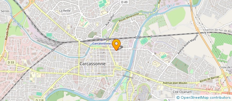 localisation de l'entreprise SCI DU 19 RUE DU PALAIS à CARCASSONNE