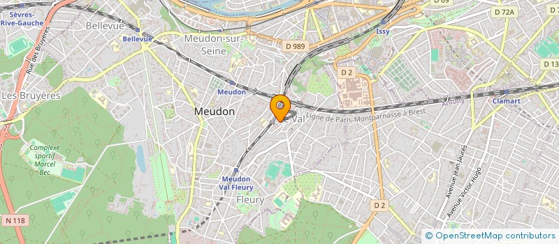 localisation de l'entreprise SCI DU 19 RUE DU VAL à MEUDON