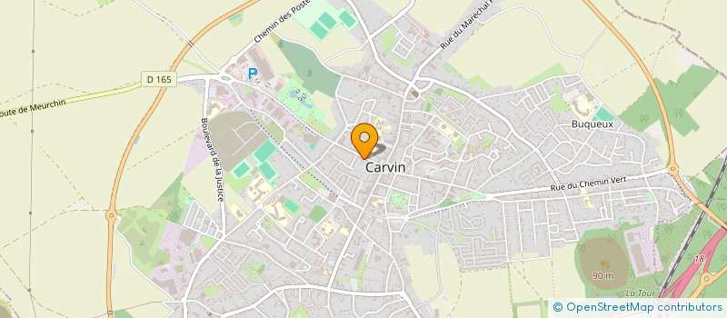 localisation de l'entreprise SCI DU 19 RUE EMILE ZOLA A CARVIN  CARVIN