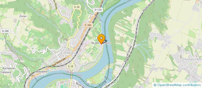 localisation de l'entreprise SCI DU 19 RUE EUGENE GENET  CONDRIEU