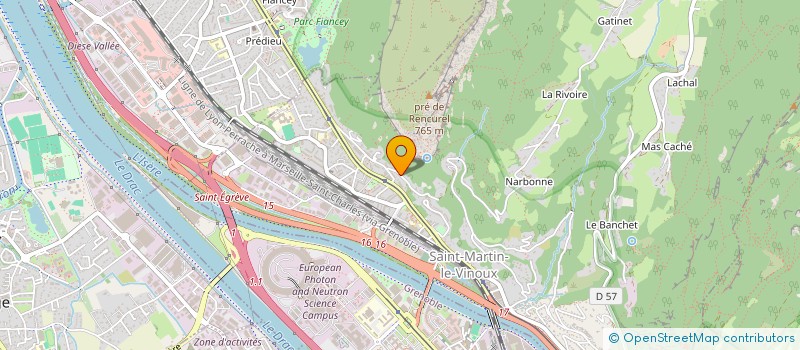 localisation de l'entreprise SCI DU 19 RUE FRANCOIS BLUMET  SAINT-MARTIN-LE-VINOUX