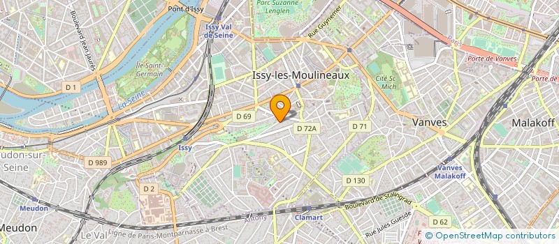 localisation de l'entreprise SCI DU 19 RUE GOUVERNEUR GENERAL EBOUE à ISSY LES MOULINEAUX