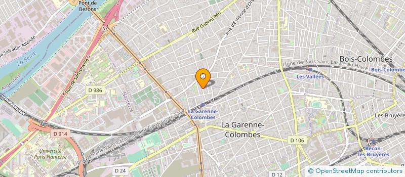 localisation de l'entreprise SCI DU 19 RUE MORICE à COLOMBES