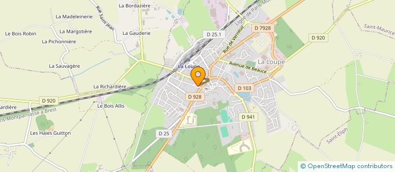 localisation de l'entreprise SCI DU 19 RUE PASTEUR à LA LOUPE