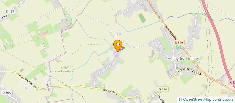 localisation de l'entreprise SCI DU 19 RUE VICTOR HUGO  AUCHY-LEZ-ORCHIES
