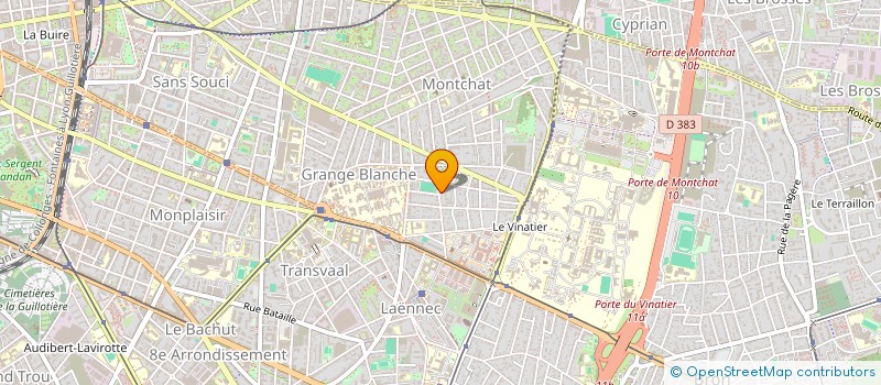 localisation de l'entreprise SCI DU 194 M.M.  LYON