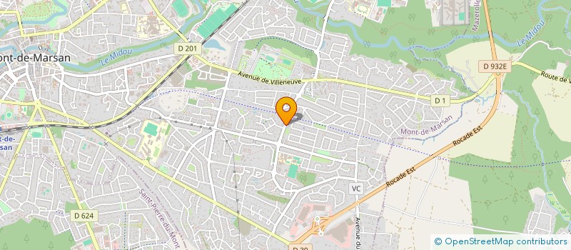 localisation de l'entreprise SCI DU 1965  MONT-DE-MARSAN